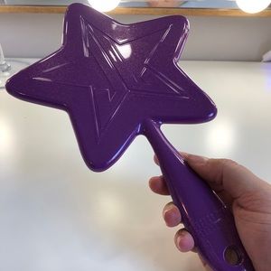 Purple Glitter Hand Mirror